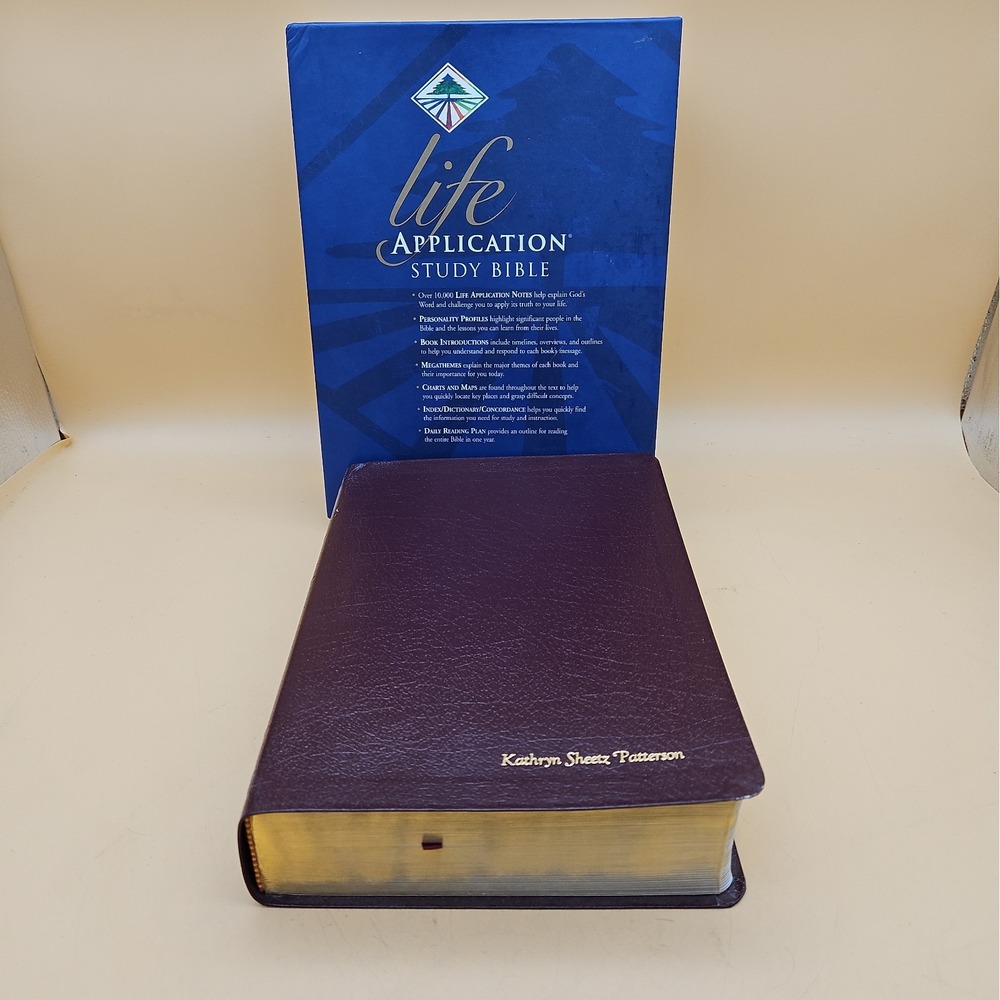 Life Application Study Bible King James Version Tyndale Bonded Leather KJV